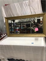 Large Victorian Beveled Glass Mirror