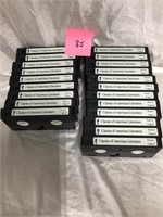 21 VHS Tapes:  Classics of American Literature