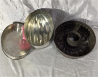 Two Antique Kitchen Food Molds