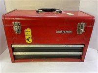 CRAFTSMAN PORTABLE TOOL BOX WITH TOOLS