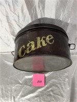 Antique Cake Tin