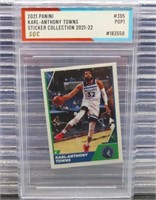 Karl-Anthony Towns Graded 2021-22 Panini Sticker