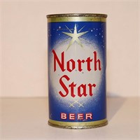 North Star Beer Flat Top Beer Can Schmidt Brewing