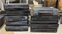 JVC, Panasonic, Magnavox, Sharp, and Quastar VHS
