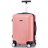 E8162  JZRSuitcase 24" Pink Hardside Luggage Spinn
