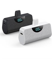 [2 Pack] Mini Portable Charger for iPhone