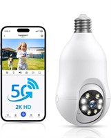 5g Light Bulb Security Cameras Wireless Outdoor,