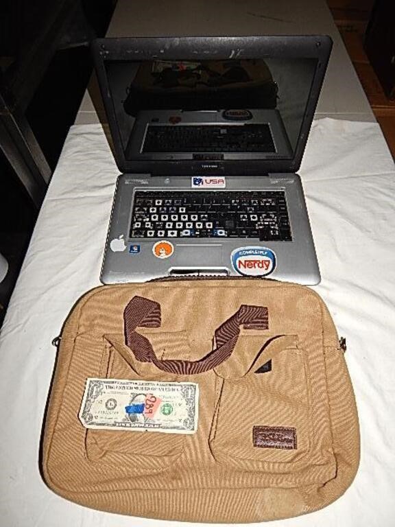 Toshiba Satellite Laptop & Canvas Bella Russo Case