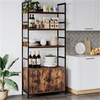 N1550  Homfa Bookshelf 4-Tier Standard Bookcase