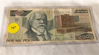 2000 pesos banknote