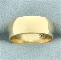 Wide Band Ring in 14k Yellow Gold