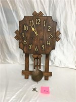 Key Operated Mission Wall Clock