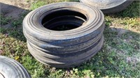 6.00-16 THREE RIB TRACTOR TIRES (2)