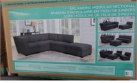 Emerald Home 5pc Modular Sectional (pre-owned)
