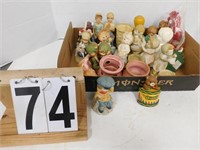 Flat of Ceramic Figures Includes Crayola Bear