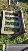 VINTAGE WOODEN FARM GATE WITH HINGES