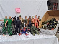 Assorted Modern Action Figures plus Accessories