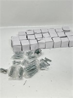 24 Pcs Drawer Cabinet Modern Crystal Glass Knob