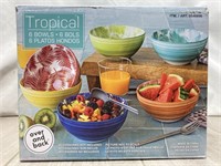 Over and Back Tropical 6 Bowls