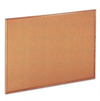 SE1035 Bulletin Board, 36" x 48", Wood Frame, Oak