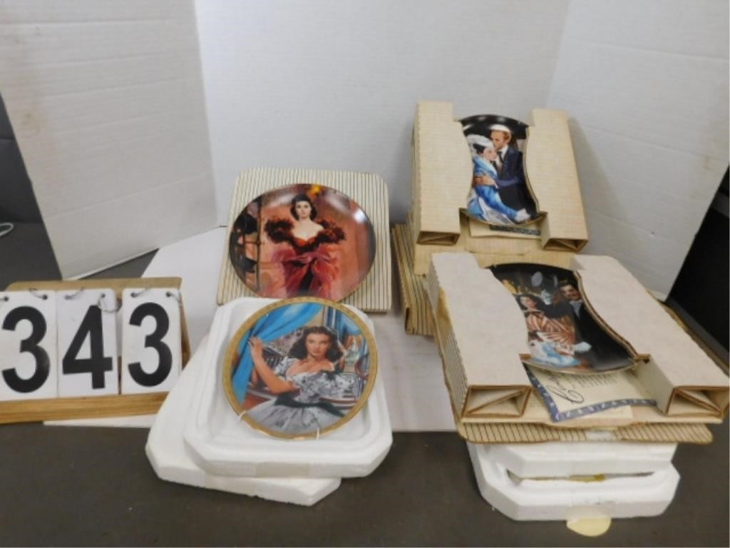 6 ~ Gone With Wind Collector Plates