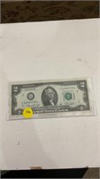 $2 dollar bill