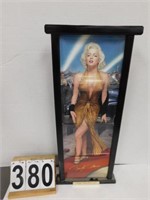 Neat 4 Plate Marilyn Monroe Display  26.5 X 11.25
