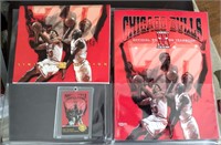 1995-96 Chicago Bulls MICHAEL JORDAN Book & Card!