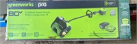 Greenworks Pro 80 Volt Cordless Snow Shovel