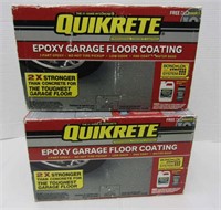 2 Quikrete Epoxy Garage Floor Kits