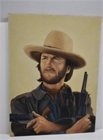 Clint Eastwood Outlaw Josey Wales Oil Painting