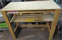 45" Wide Wood Work Bench - 38.5" Tall