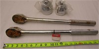 2 New 3/4 Rusty URREA Ratchet's w/ 2.25" Sockets