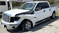 2010 Ford F150 XLT white pickup, 214678mi, 4.6L