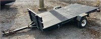 4'x8' bumper-pull trailer, with tie downs and
