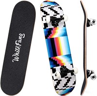WhiteFang Skateboard 31x7.88  Canadian Maple