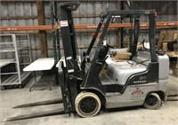 Nissan 50 lp gas forklift, 12363hrs, model