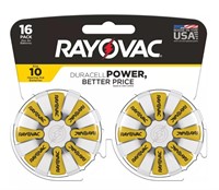 Rayovac Size 10 Hearing Aid Battery 2Pks