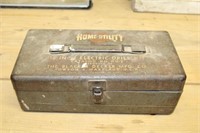 Vintage Metal "Home Utility" Tool Box