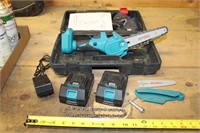 Battery Powered Chain Saw Kit