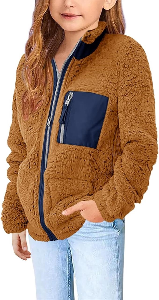 Heysolo Girls Fleece Jacket 5-14Y Caramel