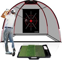 CHAMPKEY 10'x7' Golf Hitting Net | Indoor/Outdoor