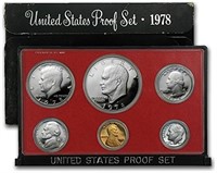 1978 United States Proof Set, 5 Coins Inside