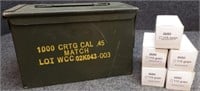 (500) Rounds 9mm Ammunition & Ammo Can
