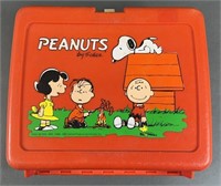 1966 Peanuts Thermos Plastic Lunch Box