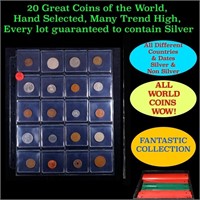 20 Great Coins of the World, hand selected, many t