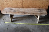 Primitive Wood Bench
