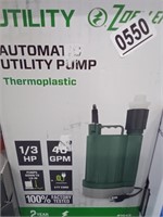 Automatic Utility Pump Thermoplastic.