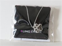 BLING JEWELRY NEW STERLING SILVER NECKLACE -PAW