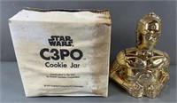 1977 Star Wars C3PO Cookie Jar In Box
